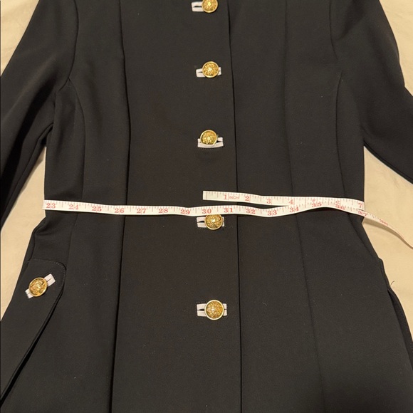 Joseph Ribkoff Black Jacket with Gold Buttons - Picture 7 of 15